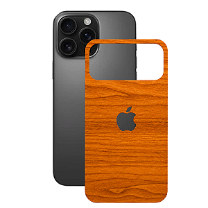 Película para iPhone 16 Pro Max - Traseira Efeito Madeira Clara - Gshield