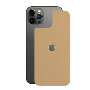 Película para iPhone 12 Pro - Traseira Efeito Couro Bege - Gshield