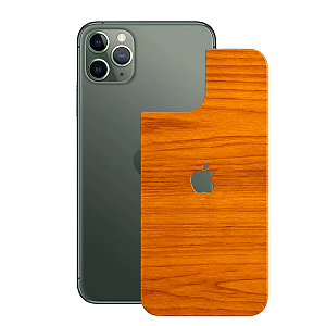 Película para iPhone 11 Pro Max - Traseira Efeito Madeira Clara - Gshield