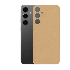 Película para Galaxy S24 Plus - Traseira Efeito Couro Bege - Gshield