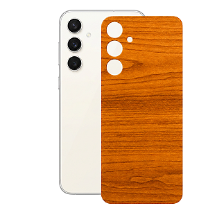Película para Samsung Galaxy S23 FE - Traseira Efeito Madeira Clara - Gshield