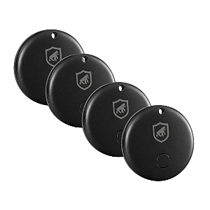4 Unidades - Rastreador Localizador iTag Hybrid Bluetooth para Android e iOS com Alerta Sonoro - Gshield