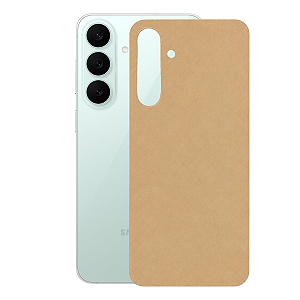 Película para Samsung Galaxy S26 FE - Traseira Efeito Couro Bege - Gshield