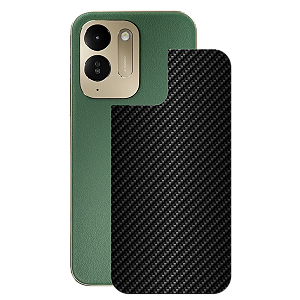 Película para Xiaomi Poco M8x - Traseira de Fibra de Carbono Preta - Gshield