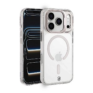 Capa para iPhone 18 Pro - MagSafe Crystal Armor Stand - NÃO AMARELA - Gshield