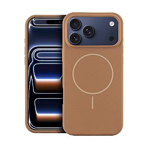 Capa para iPhone 18 Pro - Silicon Liquid Magsafe - Desert - Gshield