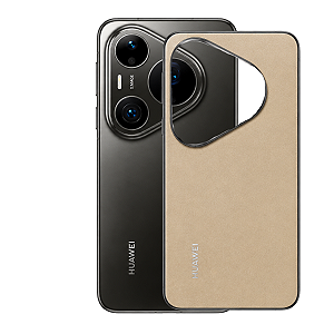 Película para Huawei Pura 90s Pro Max - Traseira Efeito Couro Bege - Gshield