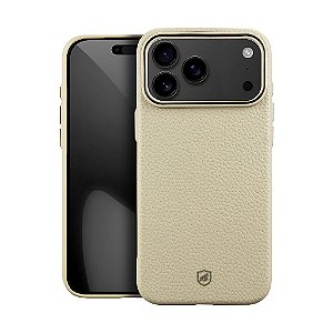 Capa para iPhone 18 Pro - Magsafe TechCouro - Titanium Desert - Gshield