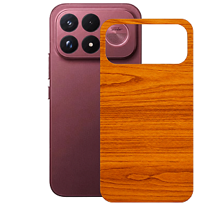 Película para Xiaomi Poco F9 Ultra - Traseira Efeito Madeira Clara - Gshield