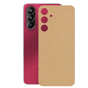 Película para Samsung Galaxy M47 - Traseira Efeito Couro Bege - Gshield
