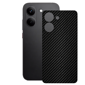 Película para Xiaomi Poco X8 - Traseira de Fibra de Carbono Preta - Gshield