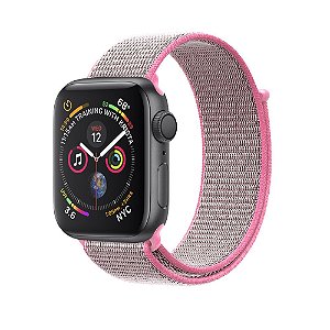 Pulseira para Apple Watch 42 / 44 / 45 / 49MM Ballistic - Rosa - Gshield