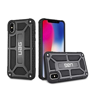 Capa Monarch Preta para iPhone X e XS