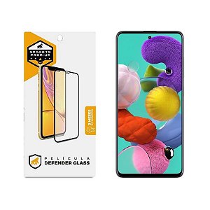 Película para Samsung Galaxy A51 - Defender Glass Preta - Gshield