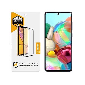 Película para Samsung Galaxy A71 - Defender Glass Preta - Gshield