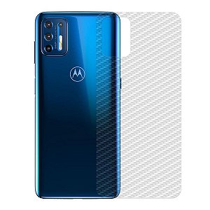 Película para Motorola Moto G9 Plus - Traseira de Fibra de Carbono - Gshield