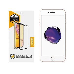 Película para iPhone 7 / 8 / SE 2 / SE 3 - Defender Glass Branca - Gshield