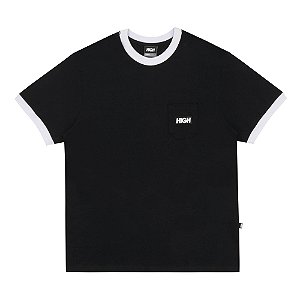 Camiseta High Company -  High Pocket Tee Preta e Branco