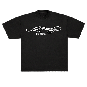 Camiseta "By Matuê" Ed Hardy x Matuê Preta