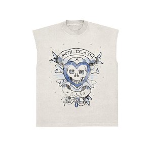 Regata "Until Death" Ed Hardy x Matuê Branca