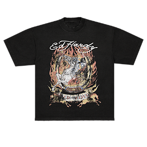 Camiseta "Horse" Ed Hardy x Matuê Preta