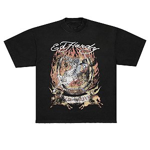 Camiseta "Horse" Ed Hardy x Matuê Preta