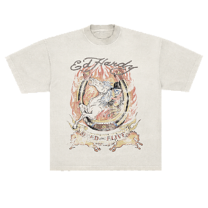 Camiseta "Horse" Ed Hardy x Matuê Branca