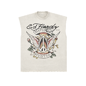 Regata "Natural Mystic" Ed Hardy x Matuê Branca