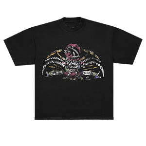 Camiseta "Until Dreams" Ed Hardy x Matuê Preta
