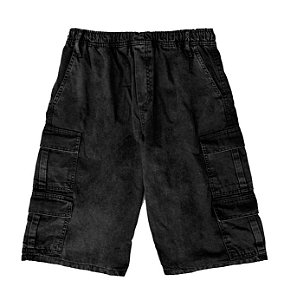 Bermuda Jeans Cargo Toth Brand - Jorts Marmorizado 4 bolsos cargo
