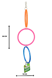 Brinquedo para Pássaro 3 Argolas G