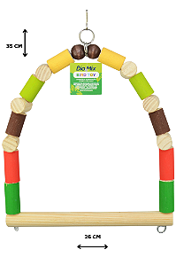 Brinquedo para Pássaro Trapézio Arco G