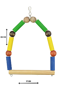 Brinquedo para Pássaro Trapézio Arco M