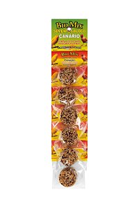 Sementes Bloco Bio Mix para Canário - Cartela 6 um