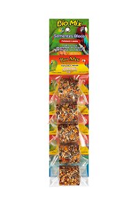 Sementes Bloco Bio Mix para Papagaio e Arara - Cartela 5 um