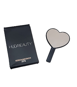 HUDA beauty mirror ESPELHO DE MÃO em formato de coração