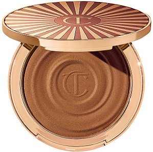 2 Medium - Medium Golden Bronze Charlotte Tilbury Beautiful Skin Sun-Kissed Glow Cream Bronzer 21g