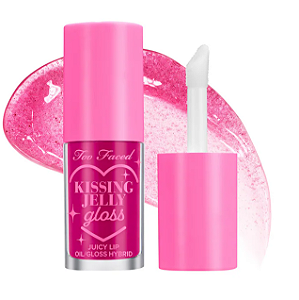 Raspberry - electric fuschia Lip Oil Gloss Labial Kissing Jelly Híbrido de Lip Oil & Gloss para os Lábios 4,5 ml