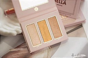 BH Cosmetics Mrs Bella Highlighter Trio – goldie iluminador