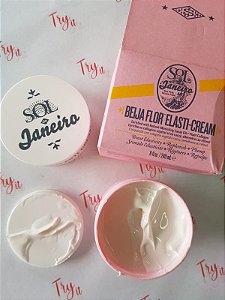 NOVO DANIFICADO CREME CORPORAL BEIJA FLOR SOL DE JANEIRO BEIJA FLOR ELASTI-CREAM (90% do produto em pote)