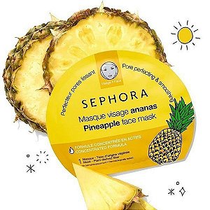 super oferta pineapple Sheet Mask 1 mascára facial