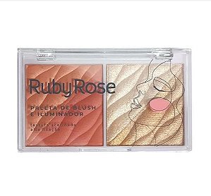 Paleta De Sombras Cheeky Plum Ruby Rose - 8Gr