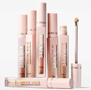 LIGHT PEACH corretivo Revolution Skin Silk Radiant Serum Under Eye Brightener & Concealer