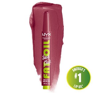 09 That's Major - Mid-tone mauve  Nyx Fat Oil Slick Click Lip Gloss Glossy