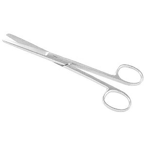 TESOURA CIRURGICA 15CM RETA R/R PARA USO GERAL