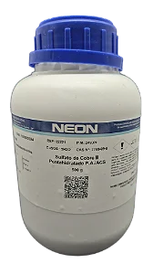 SULFATO DE COBRE II PENTAHIDRATADO PA 500G CAS 7758-99-8