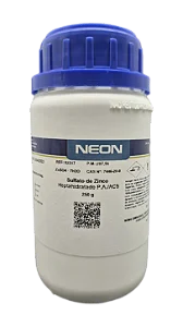 SULFATO DE ZINCO HEPTAHIDRATADO PA 250G CAS 7446-20-0