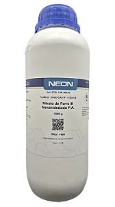 NITRATO DE FERRO III NONAHIDRATADO PA 1KG CAS 7782-61-8