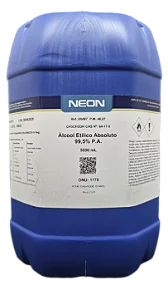 ALCOOL ETILICO ABSOLUTO 99,5% PA 5L CAS 64-17-5