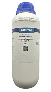 HEXAMETAFOSFATO DE SODIO PURO 1KG CAS 68915-31-1